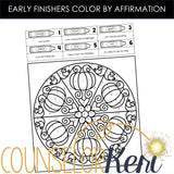 Affirmations Fall Counseling Activity: Self Talk Lesson Plan for Counseling