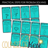Problem Solving Strategies Deck: Problem Solving Skills for School Counseling