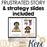 I Feel Frustrated Counseling Activity: Frustration Lesson for Kindergarten