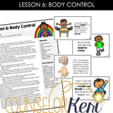 Kindergarten Self Control Group: Self Control Activities for Group Counseling