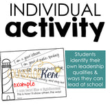 Leadership Counseling Lesson Plans: Leadership Qualities Activity