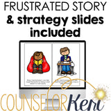 I Feel Frustrated Counseling Activity: Frustration Lesson for Kindergarten