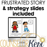 I Feel Frustrated Counseling Activity: Frustration Lesson for Kindergarten