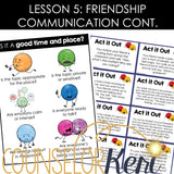 Friendship Group Counseling: Friendship Activities for Boundaries and Respect