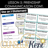 Friendship Group Counseling: Friendship Activities for Boundaries and Respect