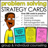 Problem Solving Strategies Deck: Problem Solving Skills for School Counseling