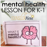 Mental Health Counseling Lesson Plan: Mental Health Activity for K-1