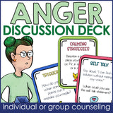 Anger Activity: Anger SEL Discussion Prompts for Counseling