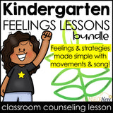 Kindergarten Feelings Lessons: Feelings Counseling Lessons with Coping Skills
