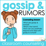 Gossip and Rumors Lesson: How to Deal with Gossip and Rumors Counseling Activity