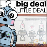 Big Deal Little Deal Counseling Lesson: Problem Size and Reaction Size Activity