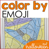 Halloween Color by Feeling Activity: Identify Feelings with Color by Emoji Counseling