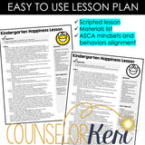 I Feel Happy Counseling Activity: Happiness Lesson for Kindergarten Counseling
