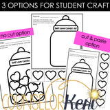 Valentine's Day Self Love Mindfulness Activity Valentines Day Craft
