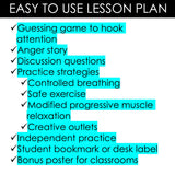Anger Counseling Activity: Anger Lesson for Kindergarten Counseling