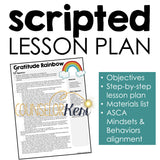 Gratitude Counseling Activity: Gratitude Lesson for Community Building