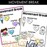 Affirmations Valentine's Day Counseling Activity: Counseling Lesson & Bulletin Board