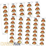 Fall Feelings Activity: Fall Emoji Sliders for Desk Feelings Label