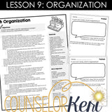 Organization Lesson: Executive Functioning Classroom Counseling Lesson