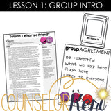 Friendship Group Counseling: Friendship Activities for Boundaries and Respect