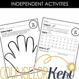 I Feel Scared Counseling Activity: Fear Lesson for Kindergarten Counseling