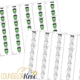 Halloween Feelings Activity: Halloween Emoji Sliders for Desk Feelings Label