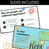 Relational Aggression Lesson: What is Relational Aggression Counseling Activity