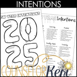 New Year Goal Setting: New Years SEL Activities for SMART Goals & Intentions