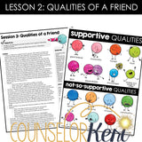 Friendship Group Counseling: Friendship Activities for Boundaries and Respect