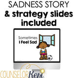 I Feel Sad Counseling Activity: Sadness Lesson for Kindergarten Counseling