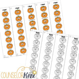 Halloween Feelings Activity: Halloween Emoji Sliders for Desk Feelings Label