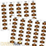 Fall Feelings Activity: Fall Emoji Sliders for Desk Feelings Label