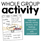Leadership Counseling Lesson Plans: Leadership Qualities Activity