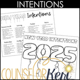 New Year Goal Setting: New Years SEL Activities for SMART Goals & Intentions