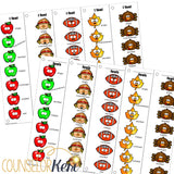 Fall Feelings Activity: Fall Emoji Sliders for Desk Feelings Label