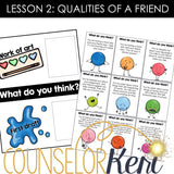 Friendship Group Counseling: Friendship Activities for Boundaries and Respect