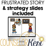 I Feel Frustrated Counseling Activity: Frustration Lesson for Kindergarten