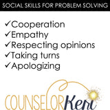 Problem Solving Strategies Deck: Problem Solving Skills for School Counseling