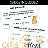 Gossip and Rumors Lesson: How to Deal with Gossip and Rumors Counseling Activity