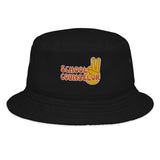 School Counselor Peace Fashion bucket hat