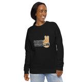 School Counselor Peace Unisex organic raglan sweatshirt