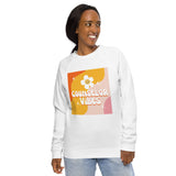 Counselor Vibes Unisex organic raglan sweatshirt