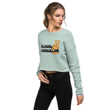 School Counselor Peace Crop Sweatshirt