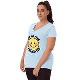 You Matter Women’s recycled v-neck t-shirt