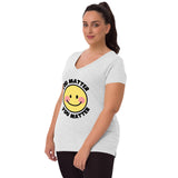 You Matter Women’s recycled v-neck t-shirt