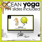 Ocean Yoga Activity: Yoga Brain Break for School Counseling Lesson