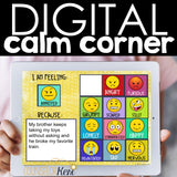 Calm Corner Digital Activity for SEL Distance Learning: Coping Skills Activities