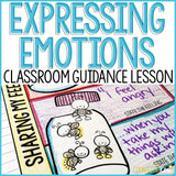 Expressing Emotions Activity Classroom Guidance Lesson for School Counseling