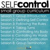 Self Control Group Counseling Program: Impulse Control & Self Control Activities