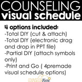 Counseling Visual Schedules for Classroom Guidance and Group Routines